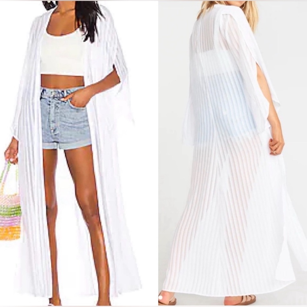 Show Me Your Mumu Layne Kimono ~ in Seashore Stripe